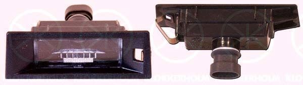 KLOKKERHOLM Numbrivalgustus 20260850A1 Numbrivalgustus KLOKKERHOLM Fiat GRANDE PUNTO 20260850A1