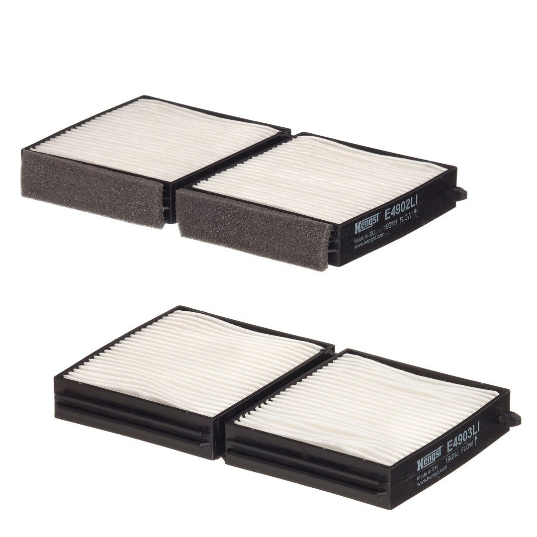 HENGST FILTER Kupefilter E1938LI-2 HENGST FILTER E1938LI-2 Kupefilter Mazda 626 GF originale pris