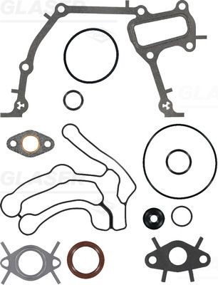GLASER Pakkingsset, motorblok B37067-00 Pakkingsset motorblok SAAB GLASER B37067-00