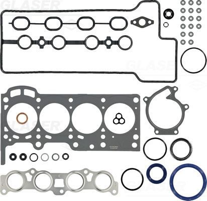 GLASER Full Gasket Set, engine S40047-00 GLASER S40047-00 Daihatsu Sirion 1 crankcase gasket set replacement