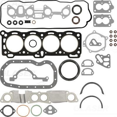 GLASER Full Gasket Set, engine S80916-00 OPEL ZAFIRA GLASER full engine gasket set S8091600