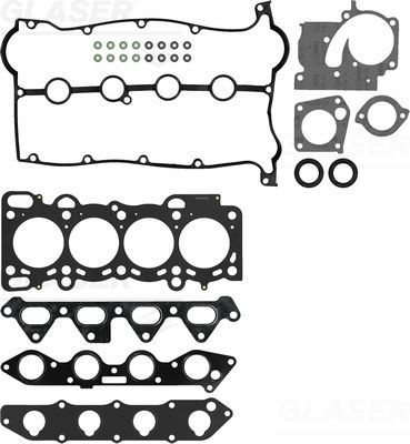 Pakkingsset, cilinderkop GLASER D40062-00 GLASER D40062-00 Koppakking, cilinder Kia SHUMA 1999