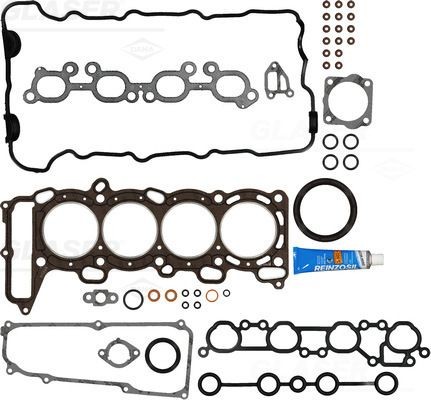 GLASER Hel packningssats, motor S80850-02 GLASER S80850-02 Packningssats vevhus Nissan Almera Tino original