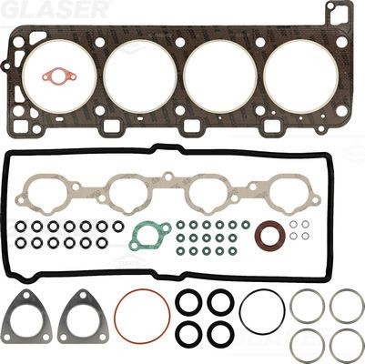 GLASER Jogo de juntas, cabeça do cilindro D37238-02 Jogo de juntas alta motor GLASER Porsche PANAMERA D37238-02