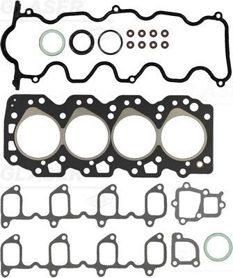 GLASER Tiivistesarja, sylinterikansi D37223-00 GLASER D37223-00 TOYOTA Corolla IV Sedan (E70) tiivistesarja sylinterikansi