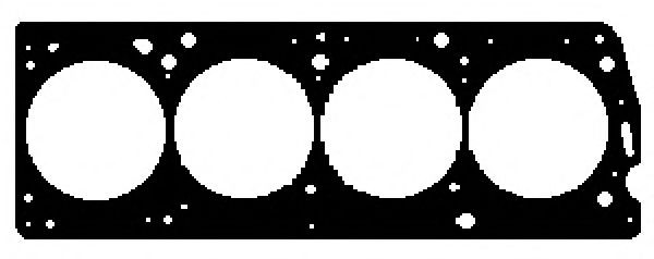 GLASER Tetning, topplokk H06981-00 Topplockspackning GLASER Seat 127 H06981-00