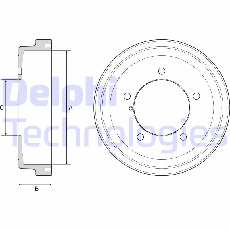 Piduritrummel DELPHI BF531 DELPHI BF531: Piduritrummel Suzuki GRAND VITARA 2001