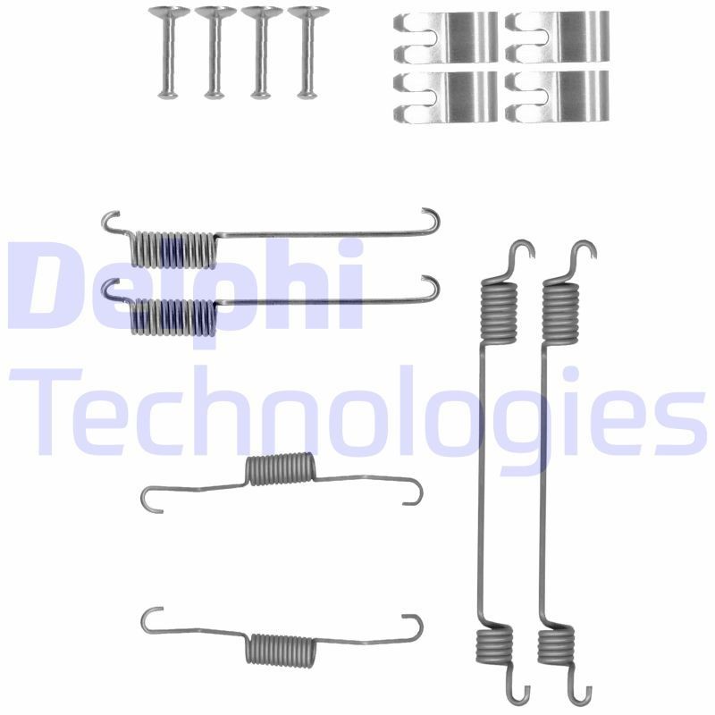 DELPHI Kit d'accessoires, mâchoire de frein LY1410 Ford FIESTA Kit d'accessoires frein de stationnement DELPHI LY1410