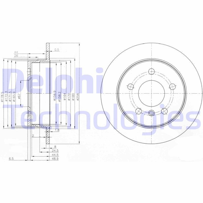 DELPHI Piduriketas BG3910C Piduriketas DELPHI 100 BG3910C odav