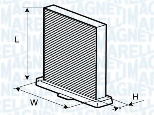 MAGNETI MARELLI Pollen filter 350203065090 MAGNETI MARELLI 350203065090 Logan Express air con filter replacement