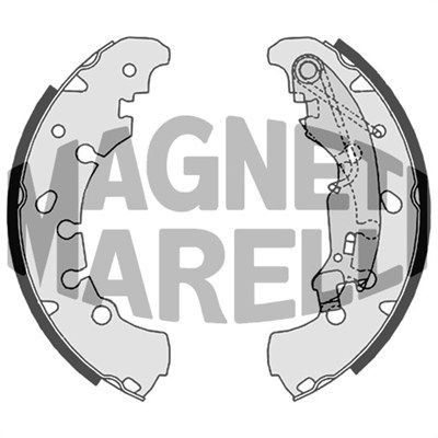 MAGNETI MARELLI Ganascia freno 360219196330 360219196330 costo Ganasce freno MAGNETI MARELLI FIAT 600