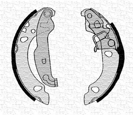 MAGNETI MARELLI Sada brzdových čeľustí 363617500000 Brzdové čeluste MAGNETI MARELLI Ford GALAXY 363617500000