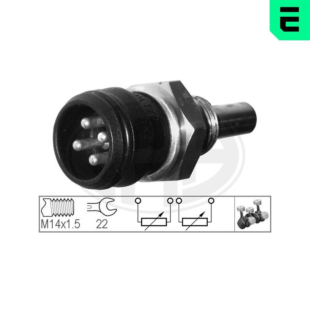 ERA Temperatuursensor 330334 Mercedes-Benz VIANO Koelvloeistof temperatuur sensor ERA 330334