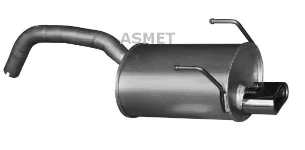 Takaäänenvaimentaja ASMET 16.091 ASMET 16.091: Takavaimennin Ford KA 2009