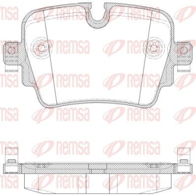 REMSA Piduriklotsid 1572.00 1572.00 REMSA Piduriklots Jaguar odav