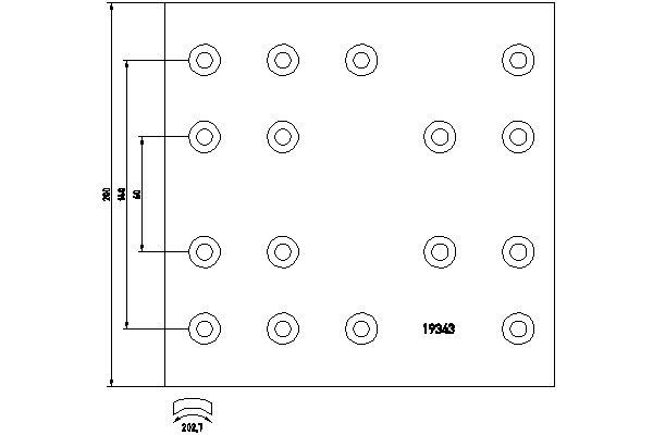 TEXTAR Jarruhihnasarja, jarrurumpu 1934302 1934302 TEXTAR Rumpujarru IVECO Daily
