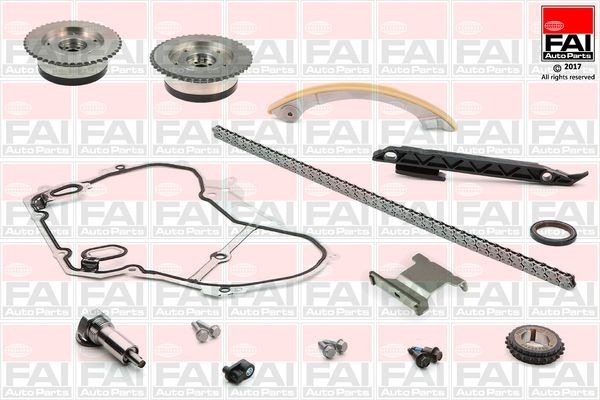 FAI AutoParts Kamkedjesats TCK120VVT FAI AutoParts TCK120VVT transmissionskedjesats Fiat Punto 176 pris
