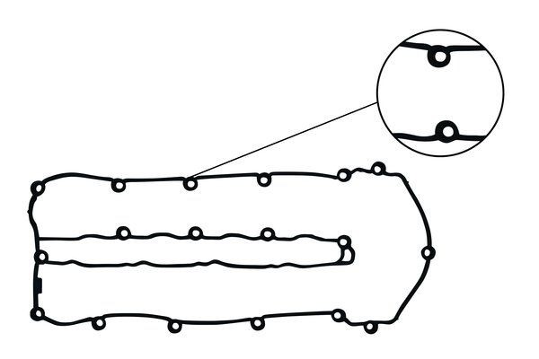 TRUCKTEC AUTOMOTIVE Rocker cover gasket 02.10.029 SEAT TRUCKTEC AUTOMOTIVE valve gasket 02.10.029
