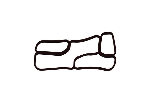 TRUCKTEC AUTOMOTIVE Oil cooler gasket 02.18.128 02.18.128 TRUCKTEC AUTOMOTIVE oil cooler gasket for BMW X1