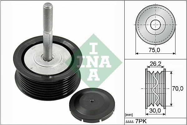 INA Polia de desvio / de guia, correia trapezoidal estriada 532 0792 10 INA 532 0792 10 Polia de desvio de guia correia trapezoidal estriada Porsche 911 991 Cabrio originais preço