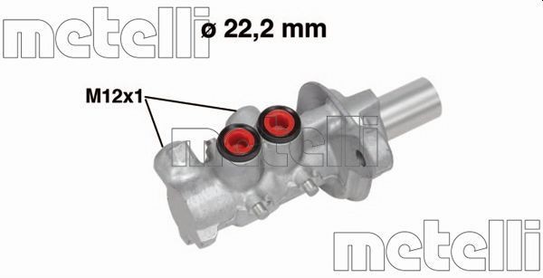 Peapiduri silinder METELLI 05-0757 METELLI 05-0757: Piduri peasilinder Opel AGILA 2014