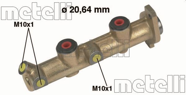 METELLI Bremsehovedcylinder 05-0126 METELLI 05-0126 Hovedbremsecylinder PEUGEOT 505 Stationcar billig