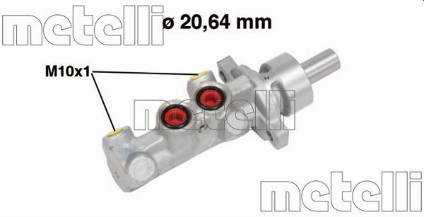 METELLI Maître-cylindre de frein 05-0709 METELLI 05-0709 Cylindre de frein Celica IV Cabriolet (T160) d'origine prix