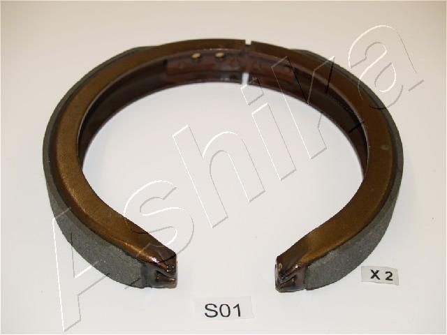 Handbremsbeläge ASHIKA 55-0S-S01 SSANGYONG REXTON 2016 Handbremsbacken ASHIKA 55-0S-S01