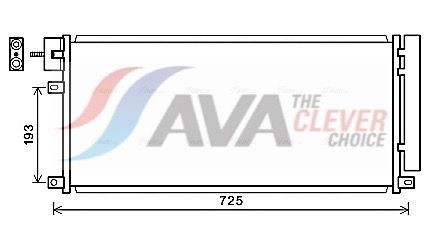 AVA COOLING SYSTEMS Συμπυκνωτής, σύστ. κλιματισμού OL5634D Συμπυκνωτής AVA COOLING SYSTEMS Chevrolet CAPTIVA OL5634D
