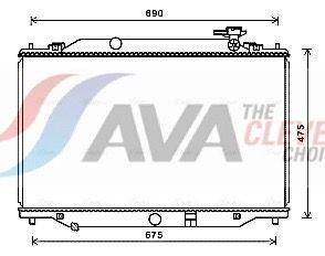 AVA COOLING SYSTEMS Radiador, arrefecimento do motor MZ2270 AVA COOLING SYSTEMS MZ2270 Radiador arrefecimento Mazda CX 5 ke baratos