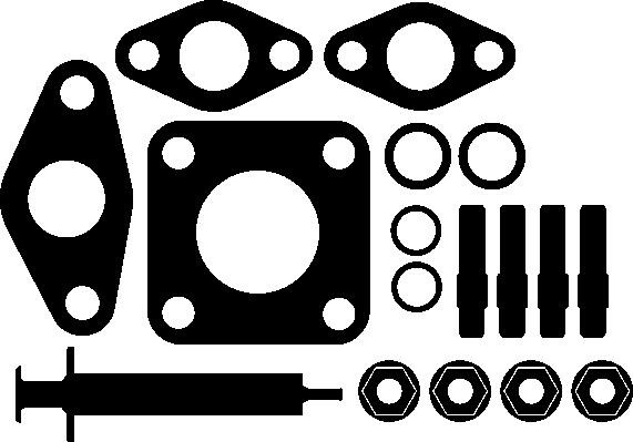 ELRING Mounting Kit, charger 434.420 ELRING 434.420 genuine Fiat Stilo 192 turbo gasket price