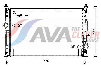 AVA COOLING SYSTEMS Radiador, arrefecimento do motor PE2386 AVA COOLING SYSTEMS PE2386 Radiador arrefecimento C4 Spacetourer preço