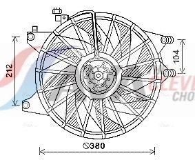 AVA COOLING SYSTEMS Radiatora ventilators HY7565 HY7565 Radiatora ventilators AVA COOLING SYSTEMS HYUNDAI TUCSON