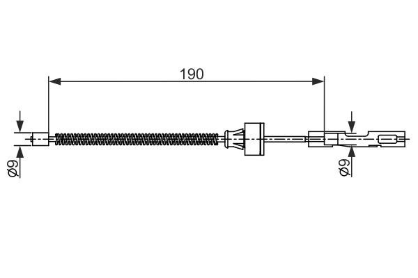 BOSCH Tross, seisupidur 1 987 482 561 Käsipidur BOSCH Ford FOCUS 1 987 482 561