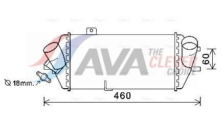 AVA COOLING SYSTEMS Vahejahuti HY4389 HY4389 AVA COOLING SYSTEMS Õhuradiaator Hyundai odav