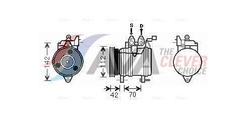 AVA COOLING SYSTEMS Radiatora ventilators HY7570 Radiatora ventilators AVA COOLING SYSTEMS Hyundai TUCSON HY7570