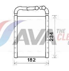 Varmeelement, kabinevarme AVA COOLING SYSTEMS HY6356 AVA COOLING SYSTEMS HY6356 Varmeveksler Hyundai SANTA FE 2000