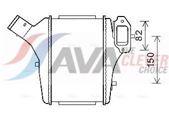 AVA COOLING SYSTEMS Intercooler HD4286 AVA COOLING SYSTEMS HD4286 Radiator intercooler Honda Shuttle RA pris