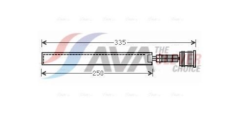 AVA COOLING SYSTEMS Airco droger OLD645 Chevrolet LACETTI Airco droger AVA COOLING SYSTEMS OLD645