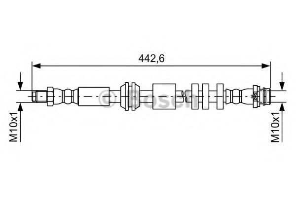Jarruletku BOSCH 1 987 481 732 BOSCH 1 987 481 732 LAND ROVER FREELANDER 2014 Jarruletku