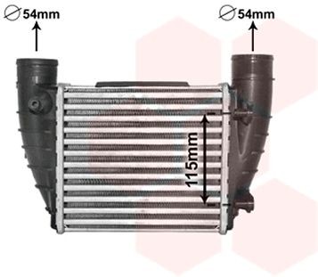 VAN WEZEL Chladič plniaceho vzduchu 03004364 03004364 Intercooler VAN WEZEL SEAT ARONA