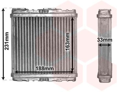 VAN WEZEL Kachelradiateur, interieurverwarming 47006081 VAN WEZEL 47006081 Kachelradiateur Lexus RX goedkoop