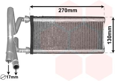 VAN WEZEL Wärmetauscher 53006706 53006706 VAN WEZEL Lexus IS XE2 Wärmetauscher Kosten
