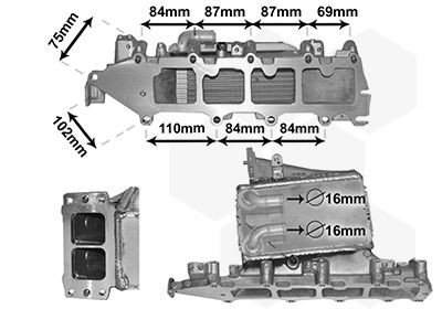VAN WEZEL Interkūlers 58004361 VAN WEZEL 58004361 Interkūlers Polo 6n1 par izdevīgu cenu
