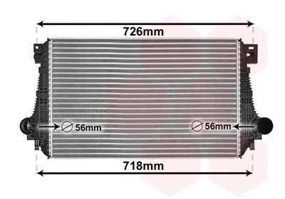 Interkūlers VAN WEZEL 58004368 VAN WEZEL 58004368 Starpdzesētājs Volkswagen AMAROK 2025