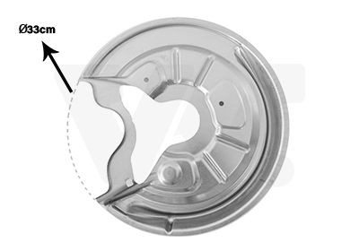VAN WEZEL Lamiera paraspruzzi disco freno 7622373 VAN WEZEL 7622373 Paraspruzzi dischi freni VW Jetta 1k2 prezzo