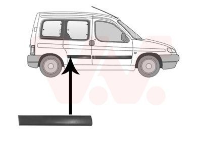 VAN WEZEL Friso, porta 0903426 Friso lateral porta VAN WEZEL CITROËN 0903426