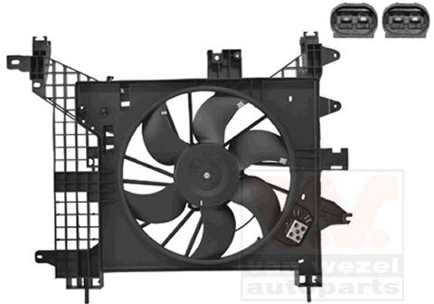 VAN WEZEL Koelventilator 1555748 Radiateurventilator VAN WEZEL TALISMAN 1555748 goedkoop