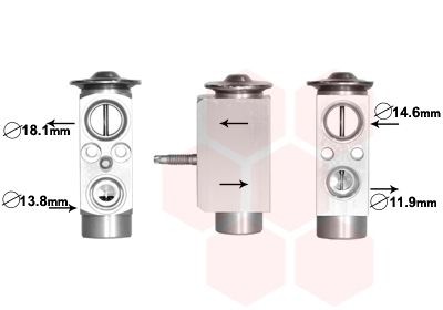 VAN WEZEL Valvola espansione climatizzatore 18001492 18001492 *** IR PLUS *** Valvola di espansione climatizzatore HONDA FR-V VAN WEZEL costo