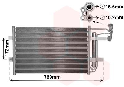 Kondensator, klimaanlegg VAN WEZEL 27005252 VAN WEZEL 27005252 Ac radiator MAZDA 5 2020